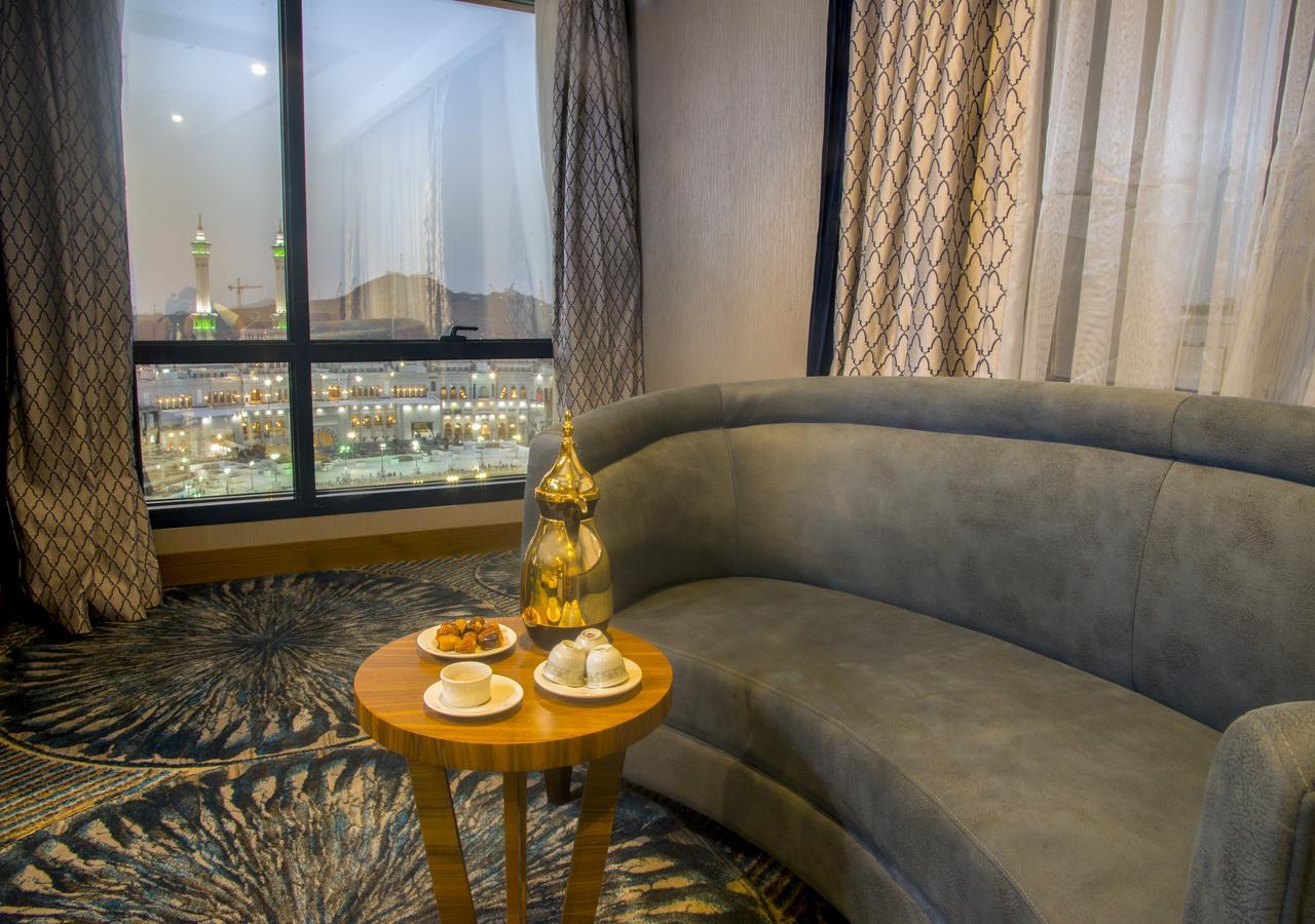 Al Safwah Orchid Hotel Mekka Buitenkant foto A view of the Grand Mosque from the hotel